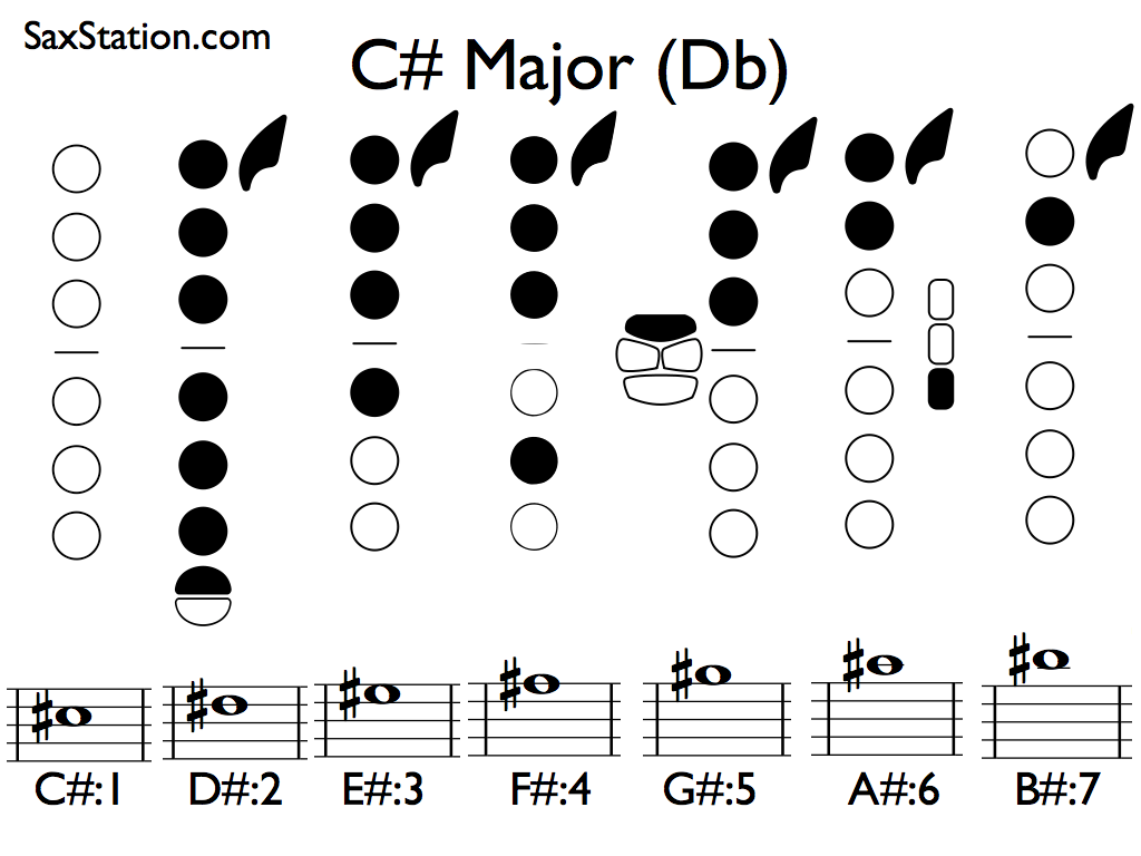 A sharp shop alto sax