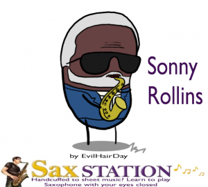 Sonny Rollins drawn by EvilHairDay