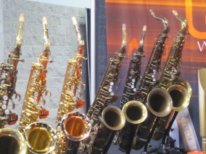 saxophones