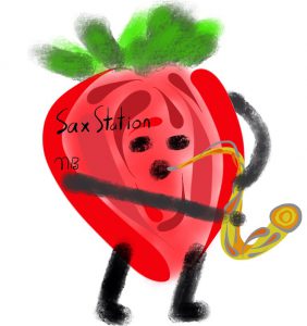 strawberry_playing_saxophone