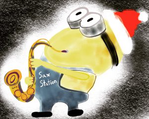 minion_saxophone_santa_hat